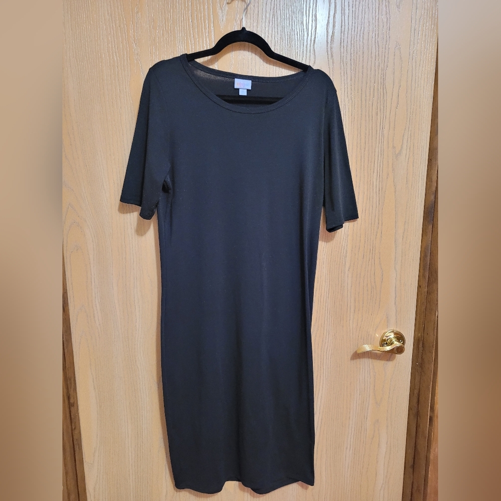 LuLaRoe Black Short Sleeve Dress